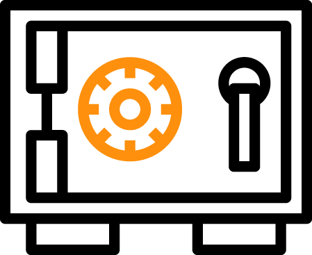 noun_safe_1472685 black and orange icon large